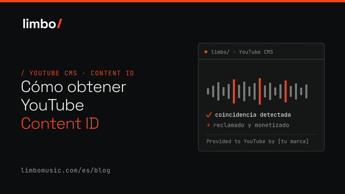 Cómo obtener YouTube Content ID para tu música en 2026